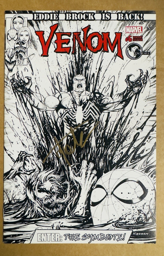 Venom #6 NM 9.4 Tyler Kirkham  Unknown Comics Sketch Variant Signed w/COA