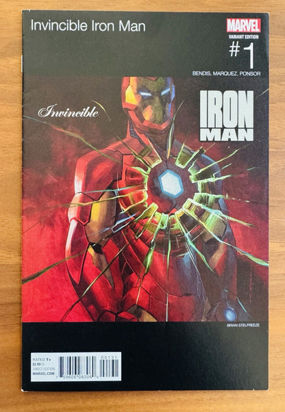Invincible Iron Man #1 - Hip Hop Variant 50 Cent Get Rich - 1st New Armor 9.0