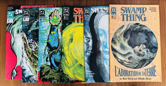 Swamp Thing #77, 78, 79, 80, 81 VF/NM