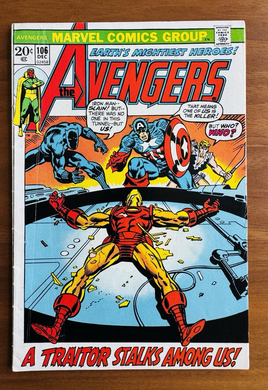 Avengers #106  -  F+ 6.5