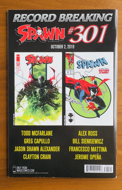 Spawn #300 B&W Variant NM