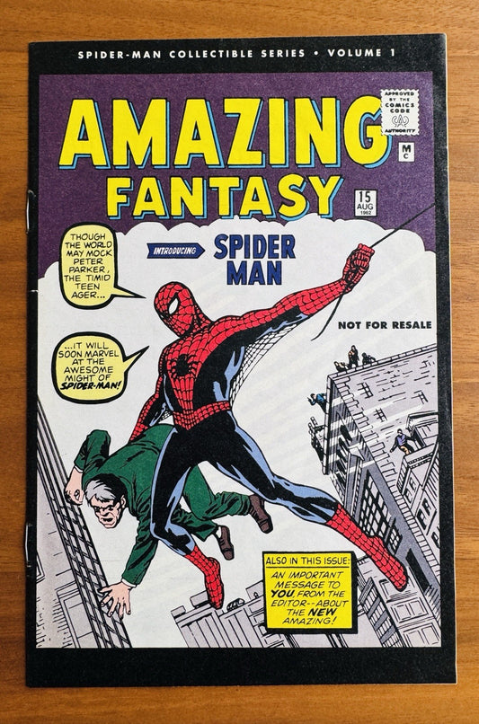 Collectible Series Comic Amazing Fantasy #15 Reprint 2006 6.5