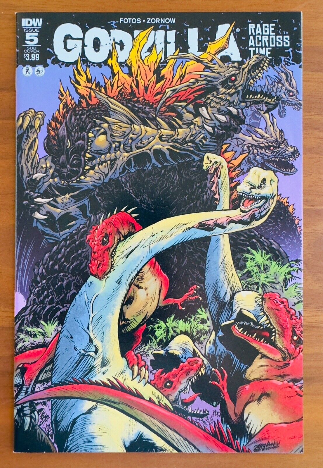 Godzilla Rage Across Time # 1 , 2, 3, 4, 5 NM/NM+