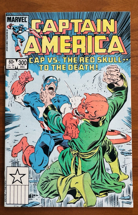 Captain America #300 Death Of Red Skull - VFNM 9.0