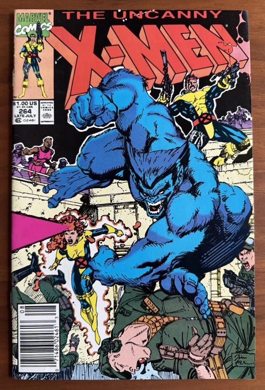 Uncanny X-Men #264 VF/NM Newsstand