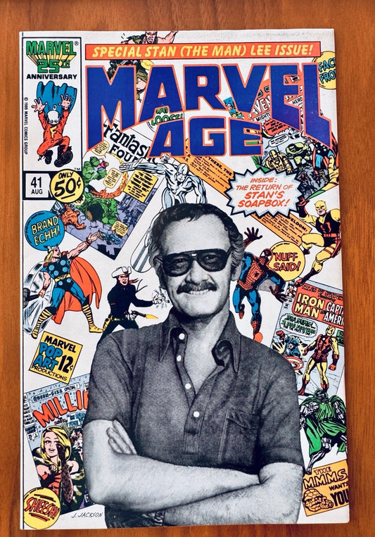 Marvel Age #41 Stan Lee Photo Cover NM 9.4