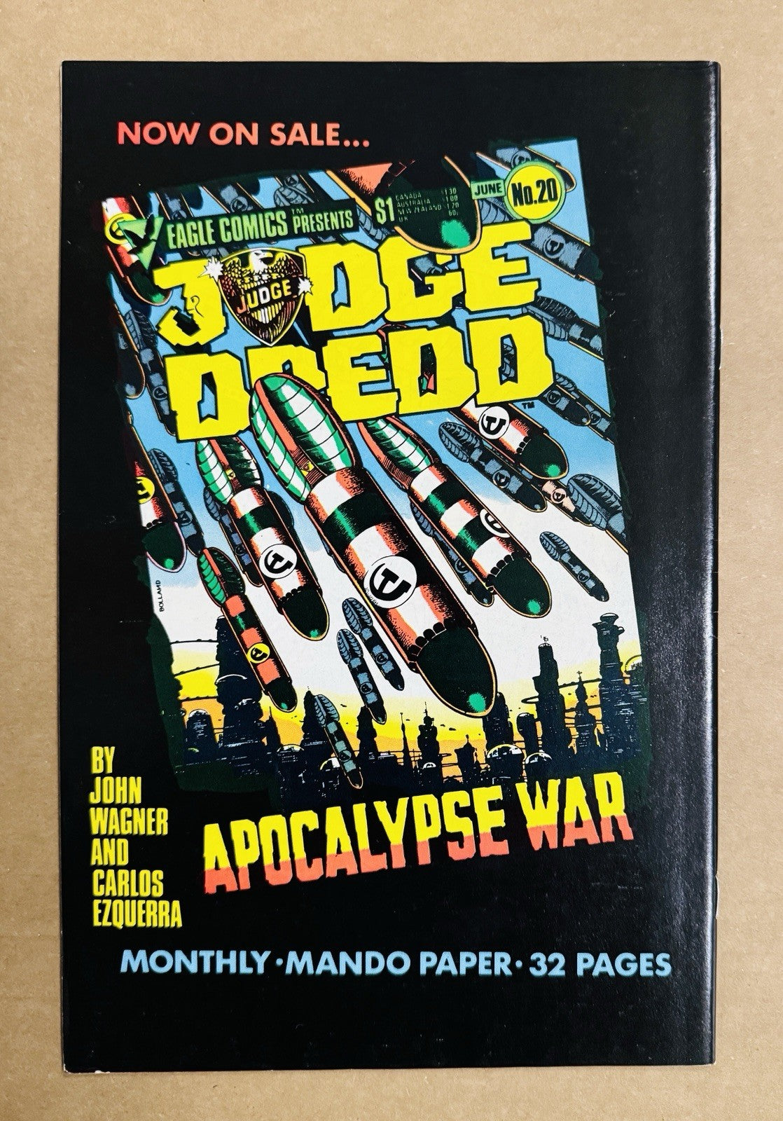 2000 AD # 3 Judge Dredd VF/NM