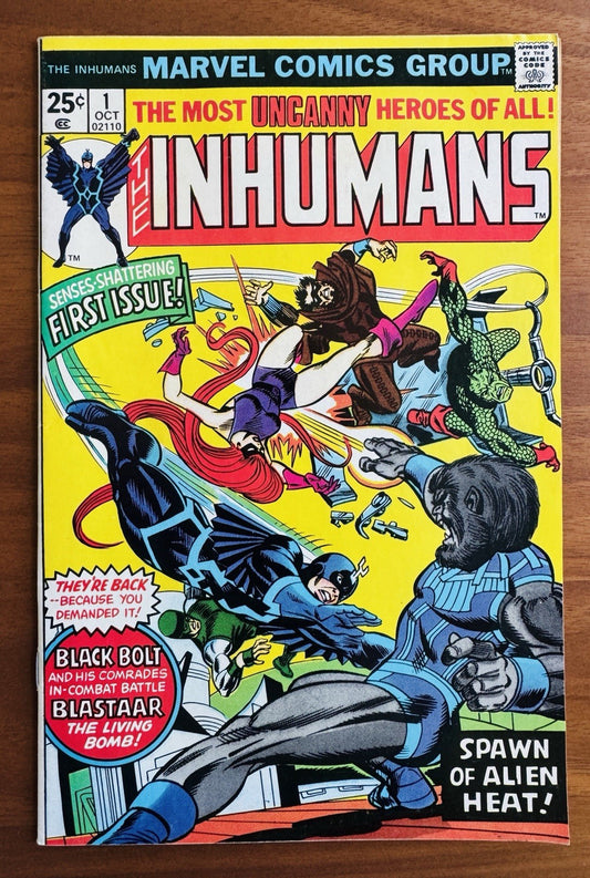 Inhumans 1 - 12 (1975) Key Issues 7.5 - 9.0 VF George Perez Complete Series