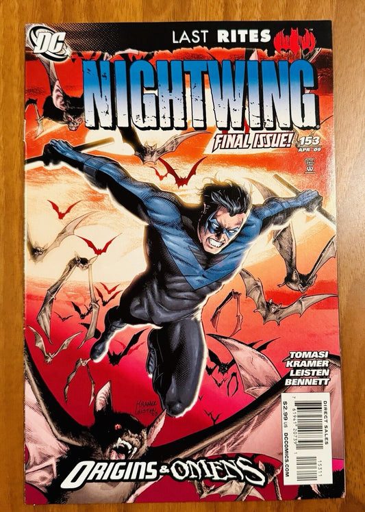 Nightwing #153  Final Issue VF/NM 9.0