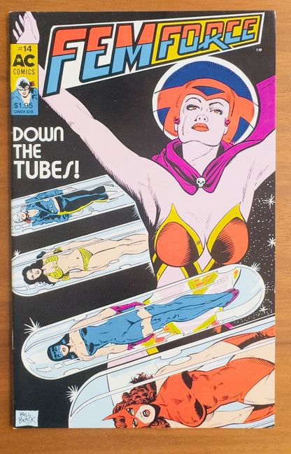 Femforce Lot of 8 Issues GGA VF (1985 AC Comics)