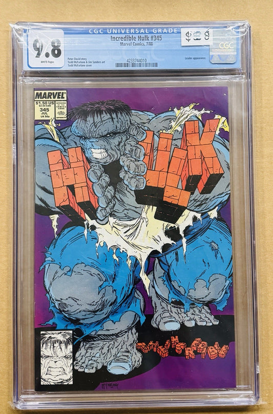 Incredible HulK #345 CGC 9.8