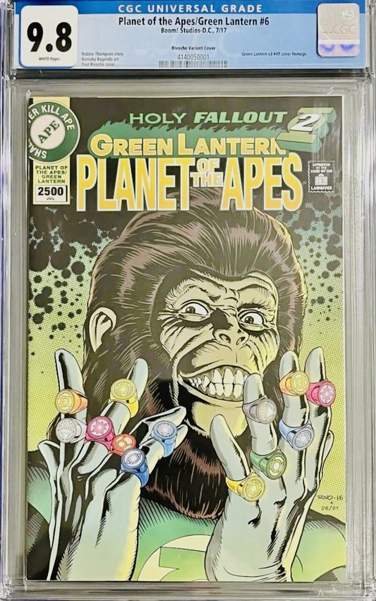 Planet Of The Apes/Green Lantern #6  CGC 9.8