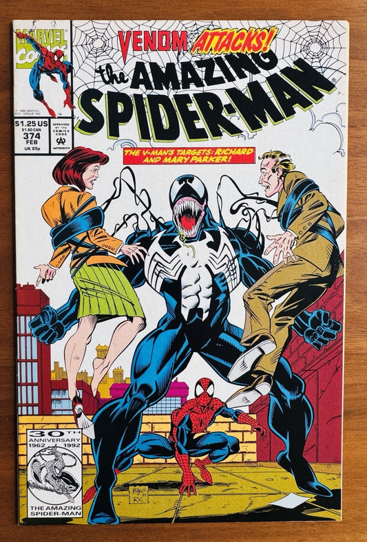 Amazing Spider-Man # 374 Venom NM 9.4