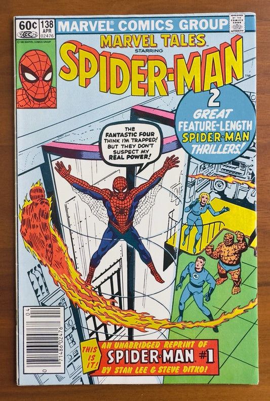 Marvel Tales #138   Reprint Amazing Spider-Man #1 Newsstand Fine+
