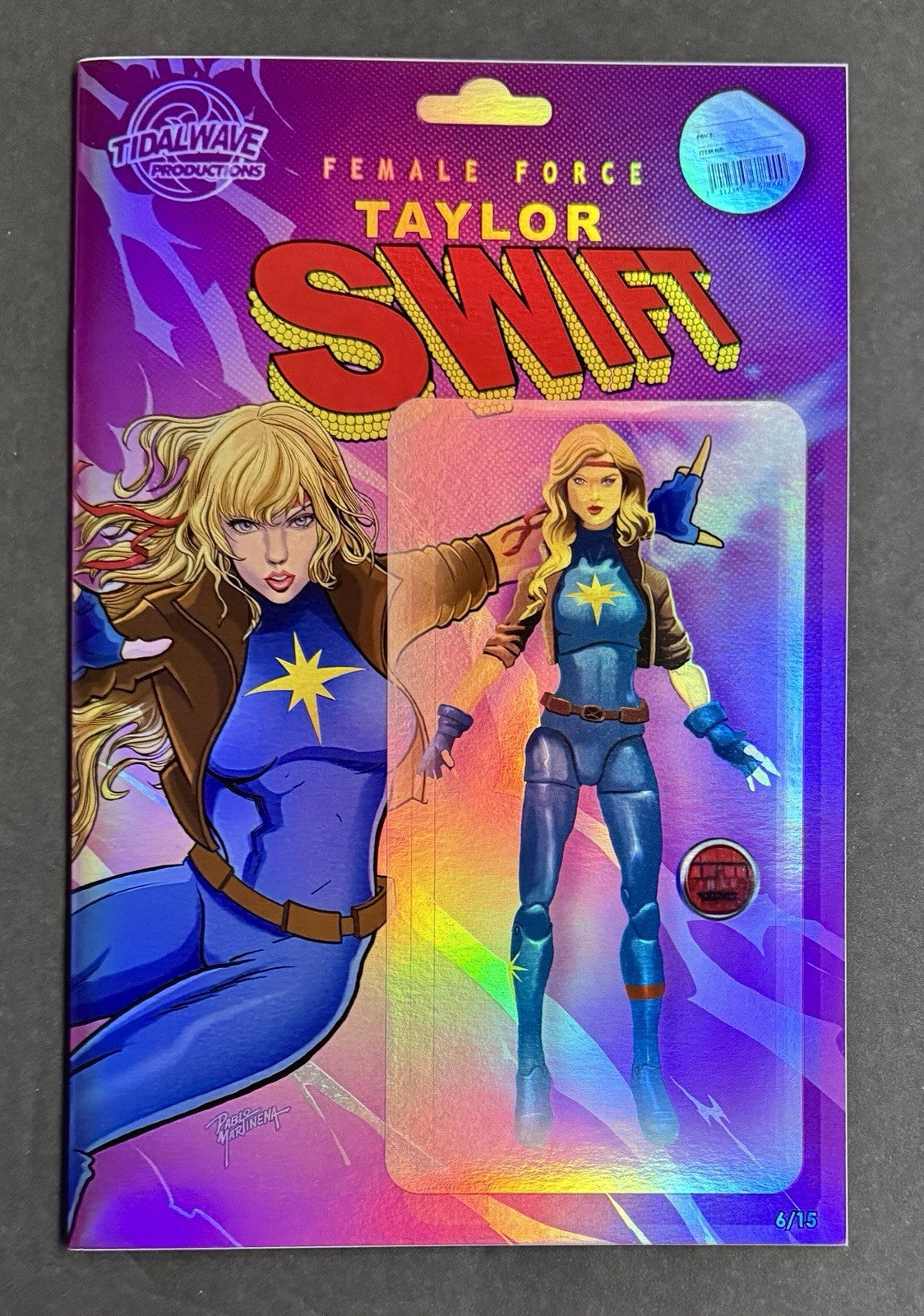 TidalWave Comics Female Force Taylor Swift Dazzler Variant Cover 6/15