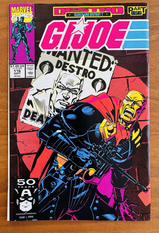 GI Joe A Real American Hero #116  VF- 7.5