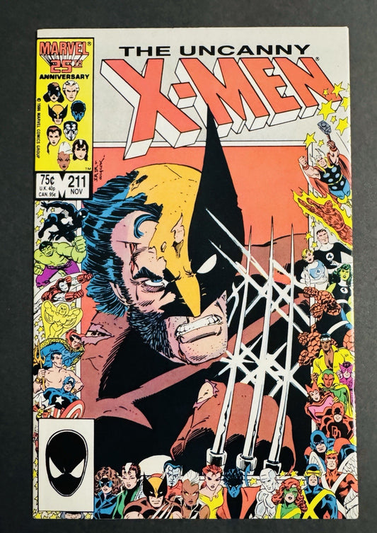 Uncanny X-Men #211 VF/NM 9.0 1st Marauders