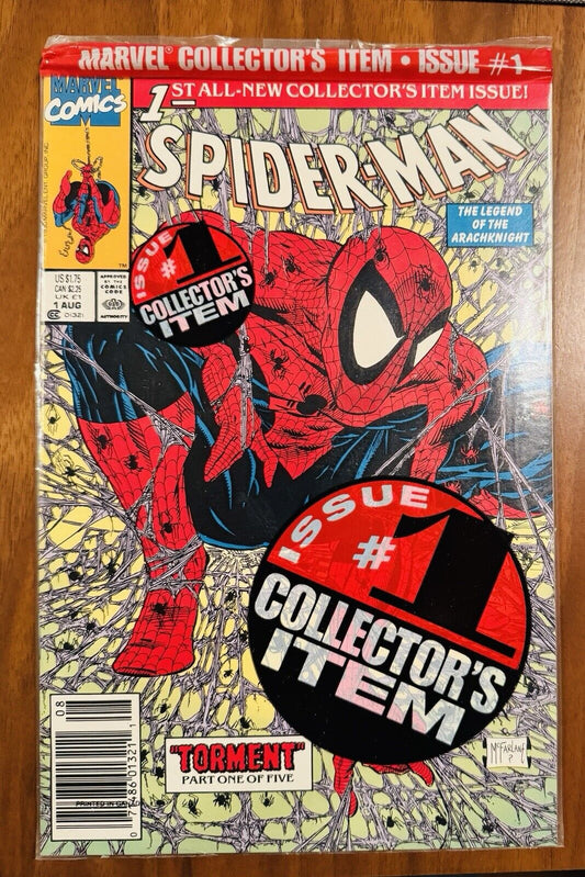 Spider-man #1  (1990) Sealed Polybag  ~ Newsstand