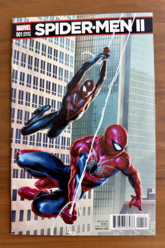 Spider-Men II (2017) #1 Jesus Saiz Variant Cover  1st Evil Miles VF 8.0
