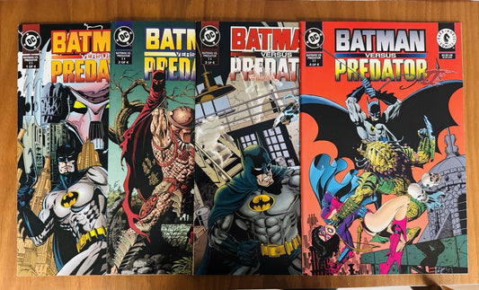 Batman versus Predator II #1, 2, 3, 4  (complete series)  NM