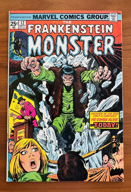 Frankenstein #12 VF- 7.5 (MVS Intact)