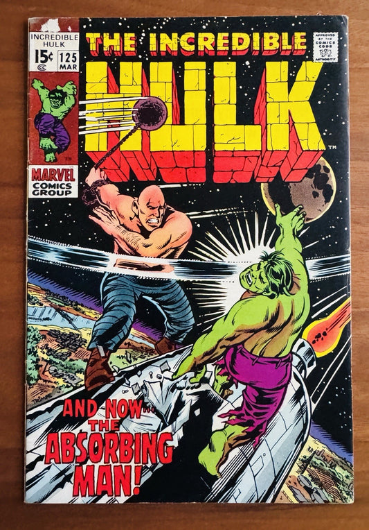Incredible Hulk #125  FN+ 6.5