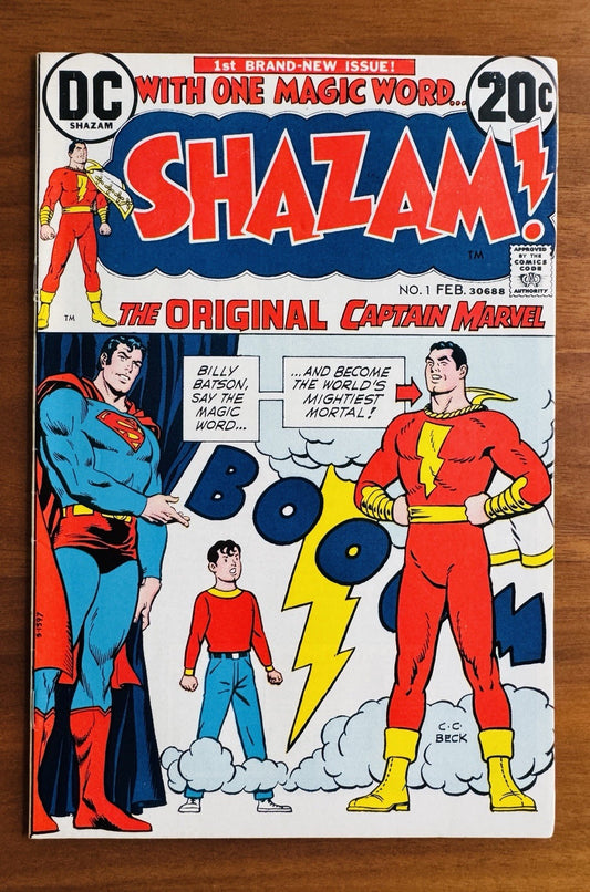 Shazam! #1 - 1st Captain Marvel relaunch Origin Retold VF+