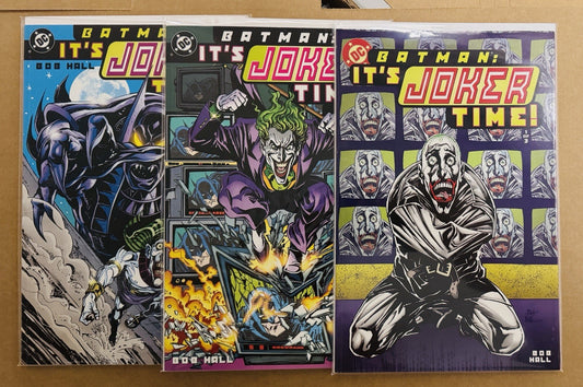 Batman- It's Joker Time #1 - 3 (Complete Set)  NM 9.4