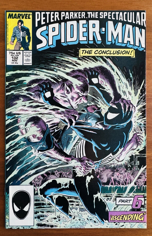 Spectacular Spider-Man #132 NM- 9.2