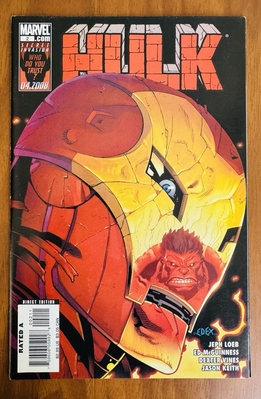 Hulk #2 - 1st Full Appearance Red Hulk NM 9.4