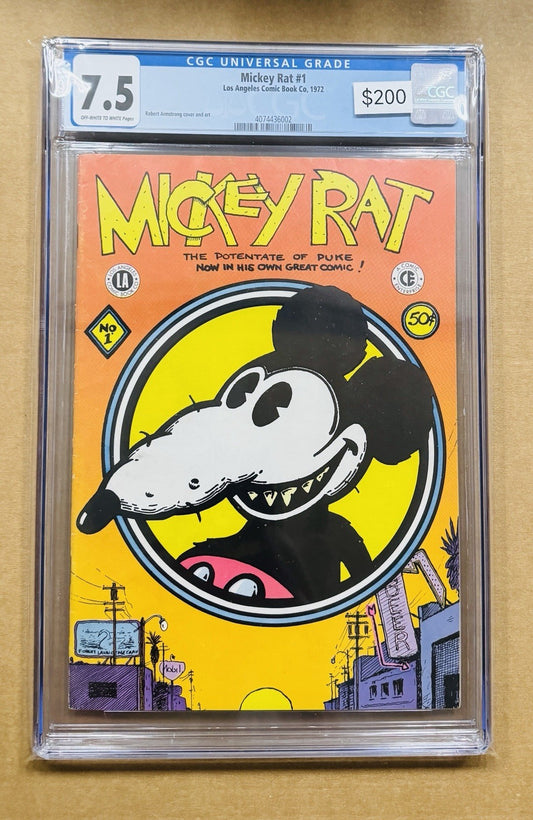 Mickey Rat #1 - CGC 7.5