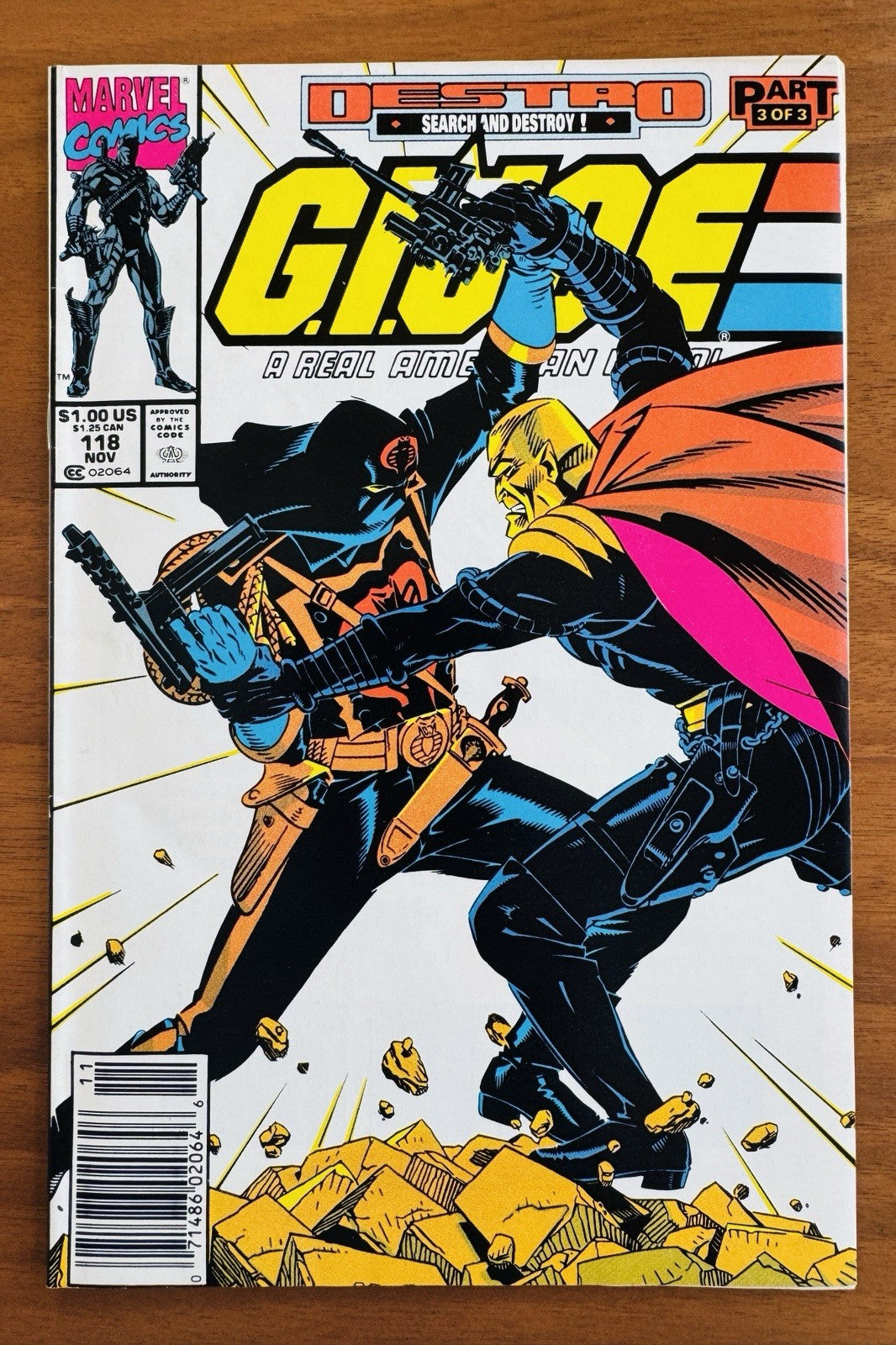 G.I. Joe A Real American Hero #118 VF  8.0