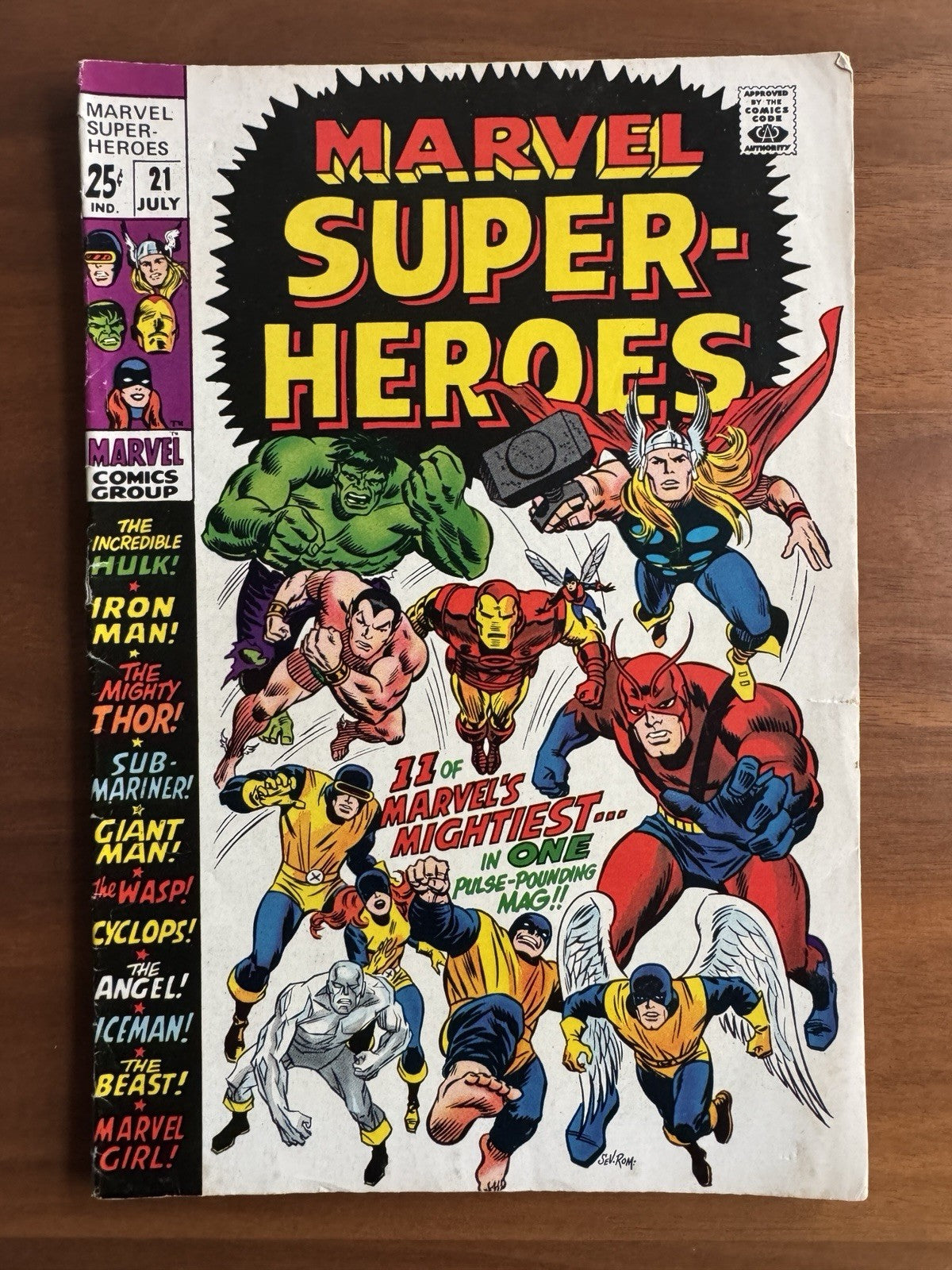 Marvel Super Heroes #21 Fine+ 6.5