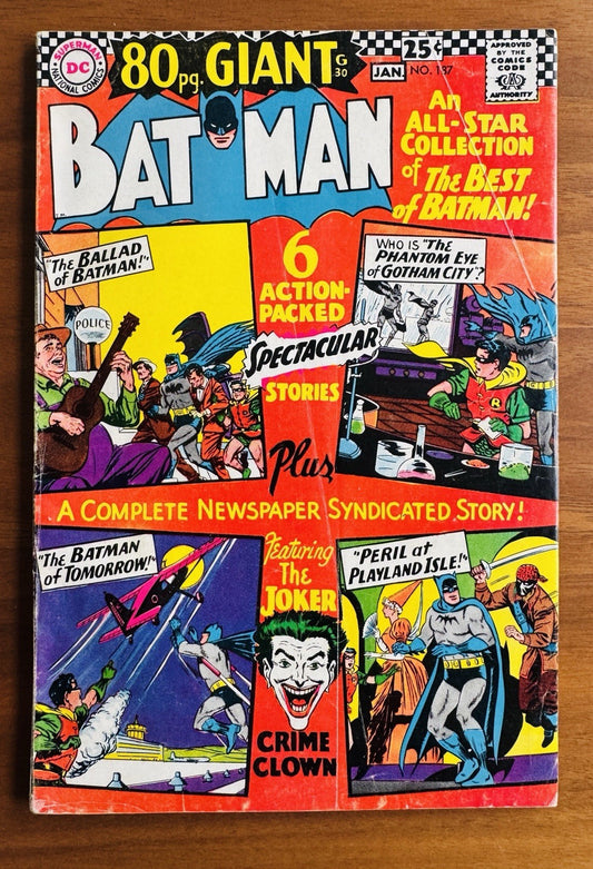 Batman #187 80-Page Giant  VG 4.0