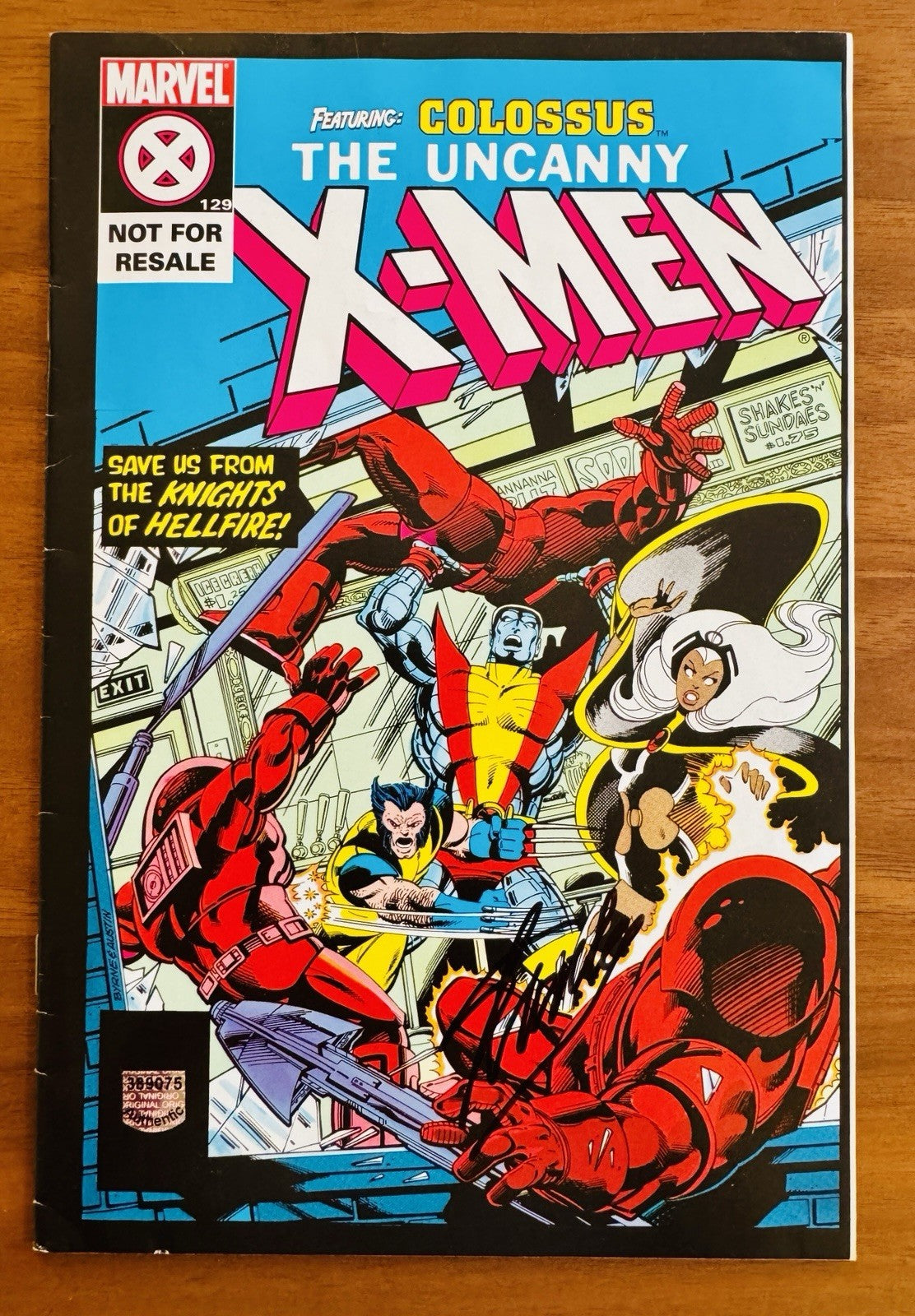 X-Men #129 - Marvel Legends Reprint 1st Kitty Pride 1980 Signed By Stan Lee