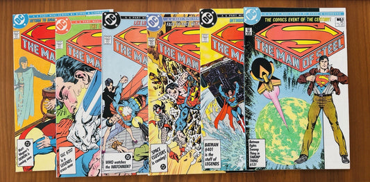 Man of Steel #1-6 Superman Complete Mini Series DC Comics 1986 NM