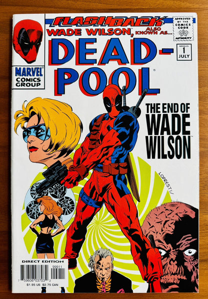 Deadpool Flashback Minus #1 Marvel Comics 1997 -  End of Wade Wilson VF